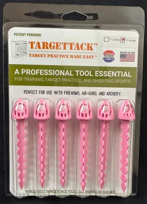 3-Inch 12-Pack of TargetTacks®  Pink