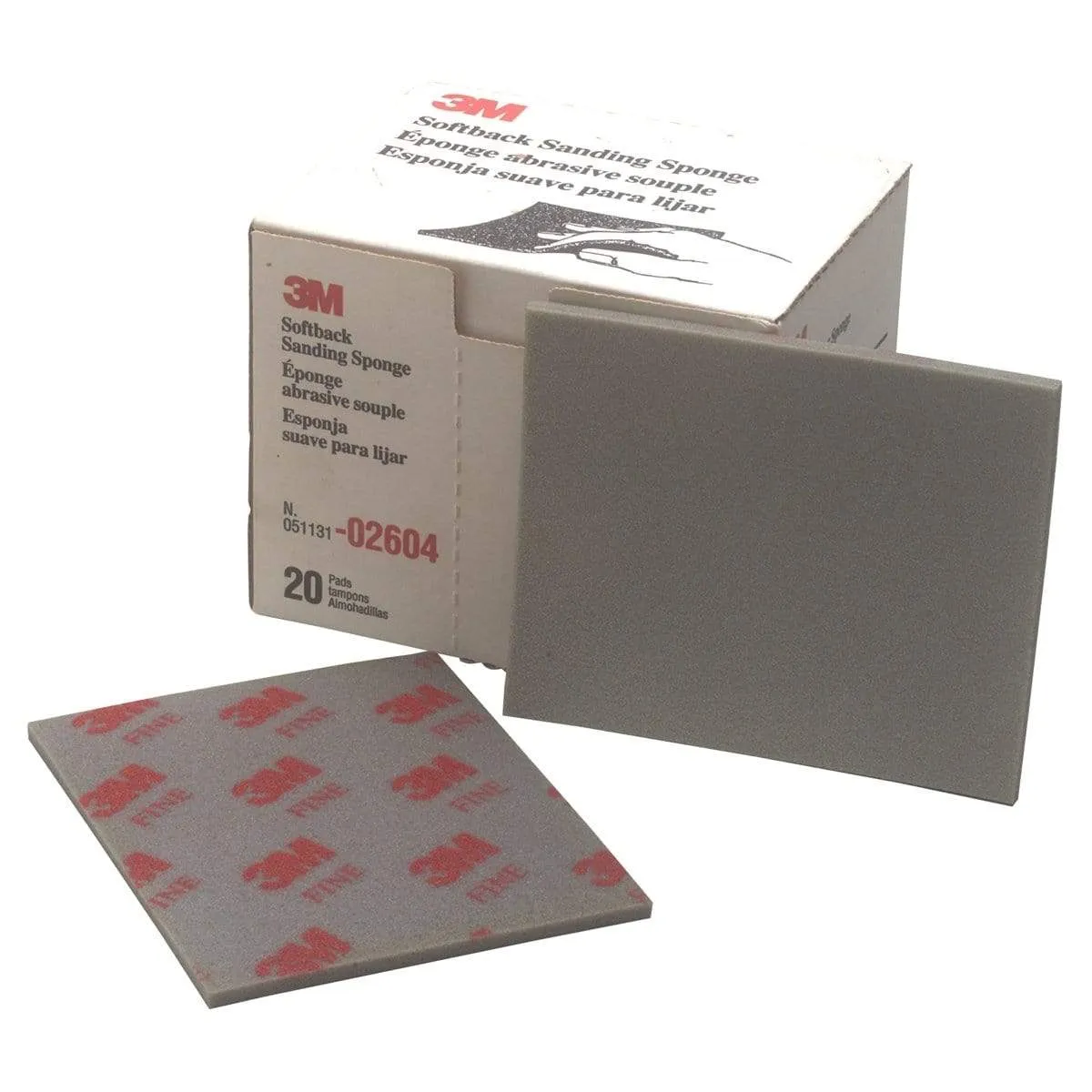 3M 2604 Fine Softback Sanding Sponge