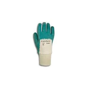 47-200-8 Ansell Easy Flex Gloves,205911,Light Nitrile Palm Coated Knitwrist,Size 8