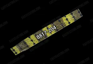 8817-204 Pumpkin \ Chartreuse Barbwire