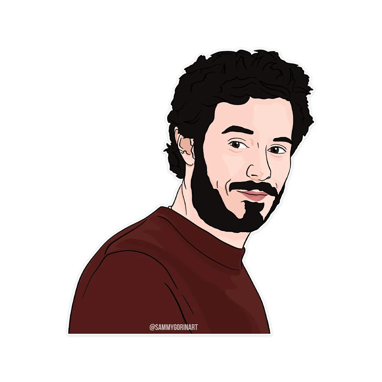 Adam Brody Sticker