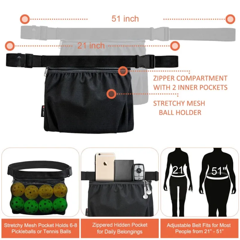 Adjustable Tennis Ball Bag