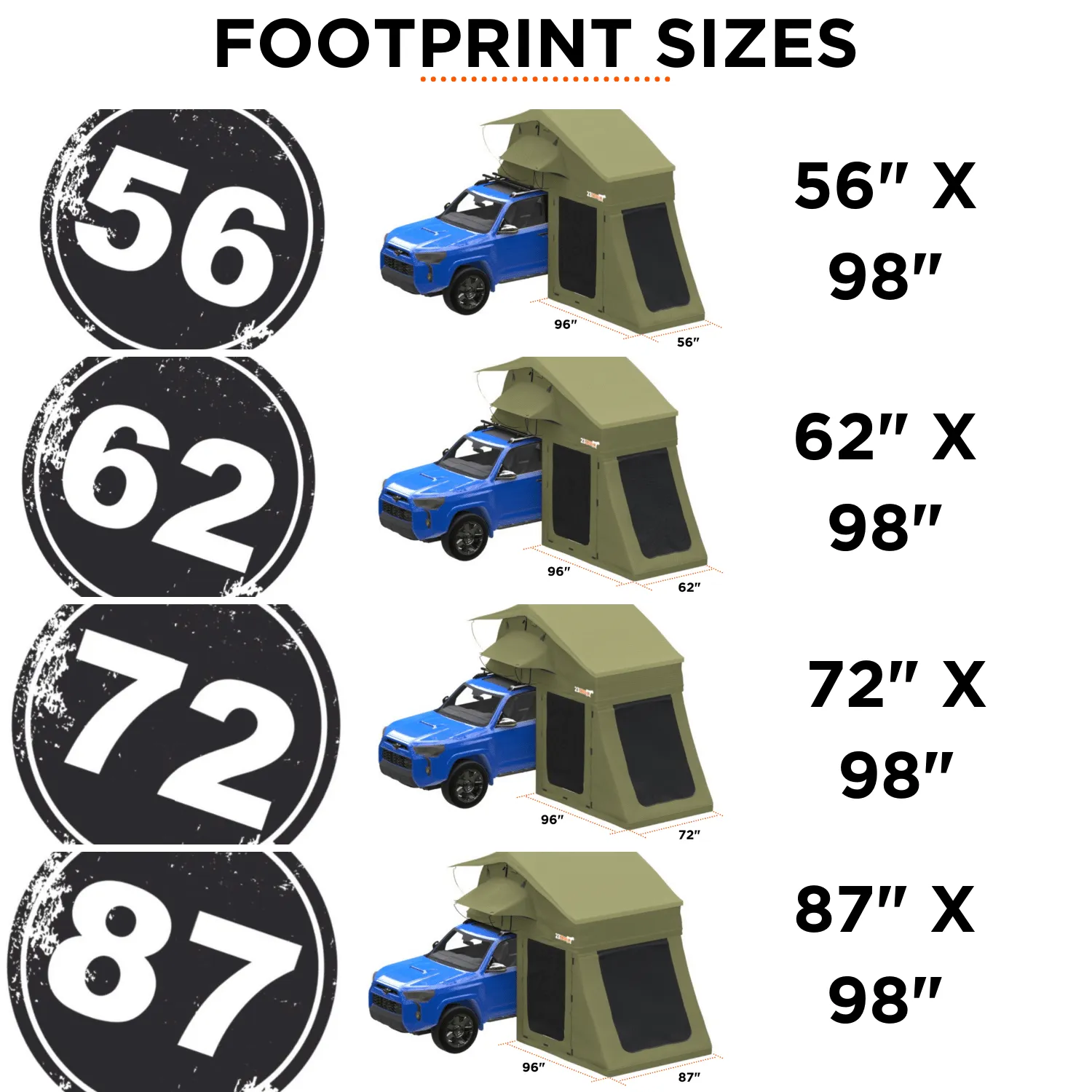 ANNEXES FOR WALKABOUT™ ROOF-TOP TENT