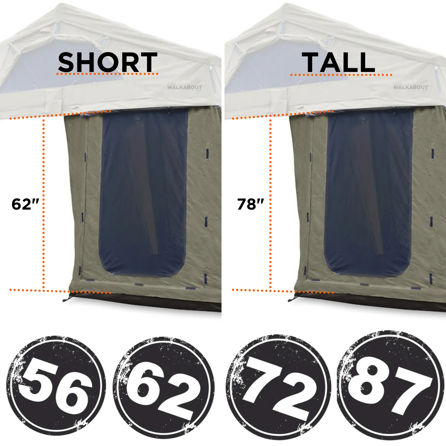 ANNEXES FOR WALKABOUT™ ROOF-TOP TENT