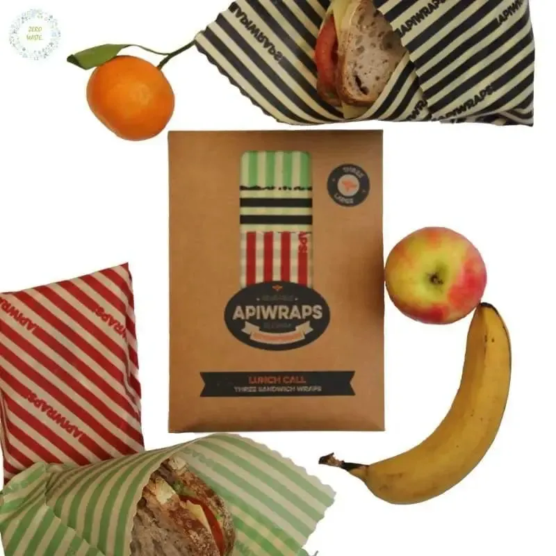 Apiwraps Australian Made reusable Beeswax Wraps - Everyday wraps!