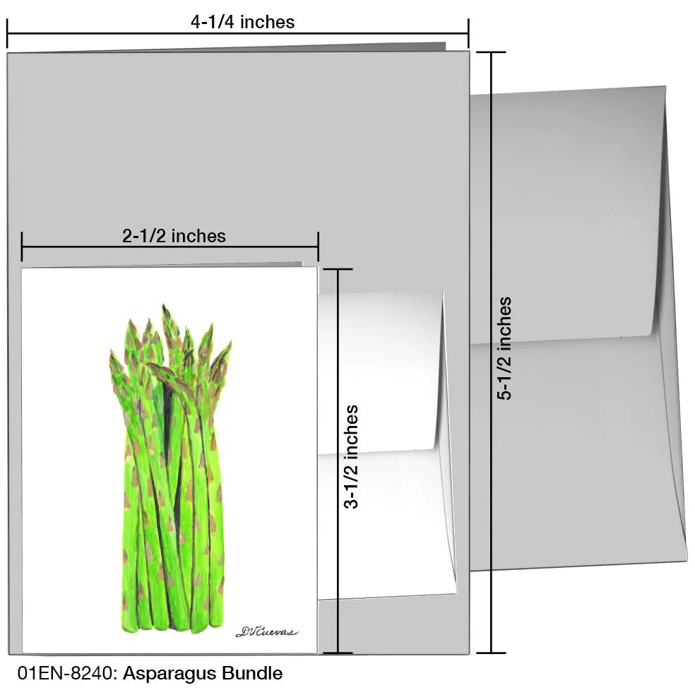 Asparagus Bundle, Greeting Card (8240)
