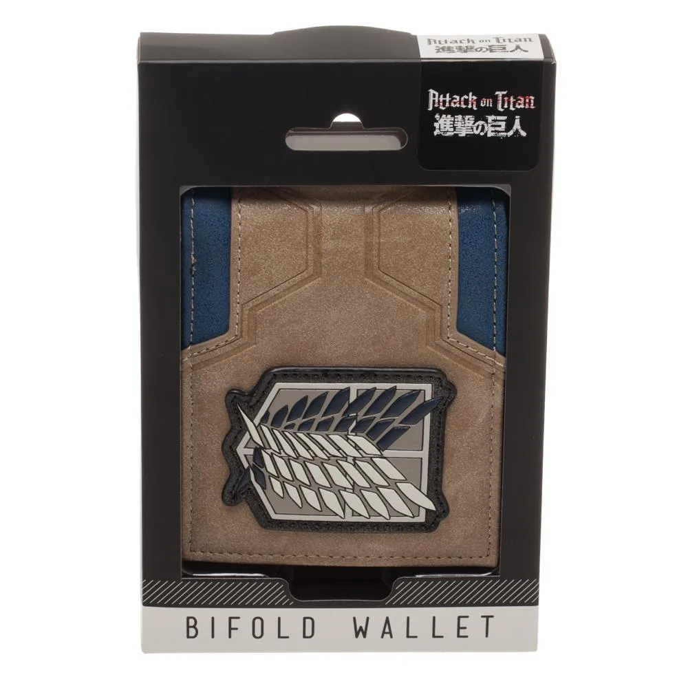 Attack on Titan BiFold Wallet Attack on TItan Accessories Anime Wallet - Attack on Titan Wallet Attack on Titan Gift