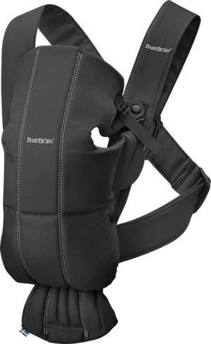 BabyBjorn Baby Carrier Mini - Black Cotton