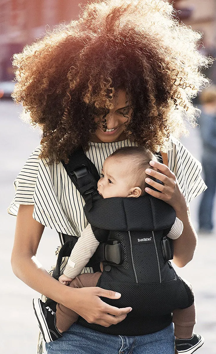 BabyBjorn Baby Carrier One - Gray Pinstripe