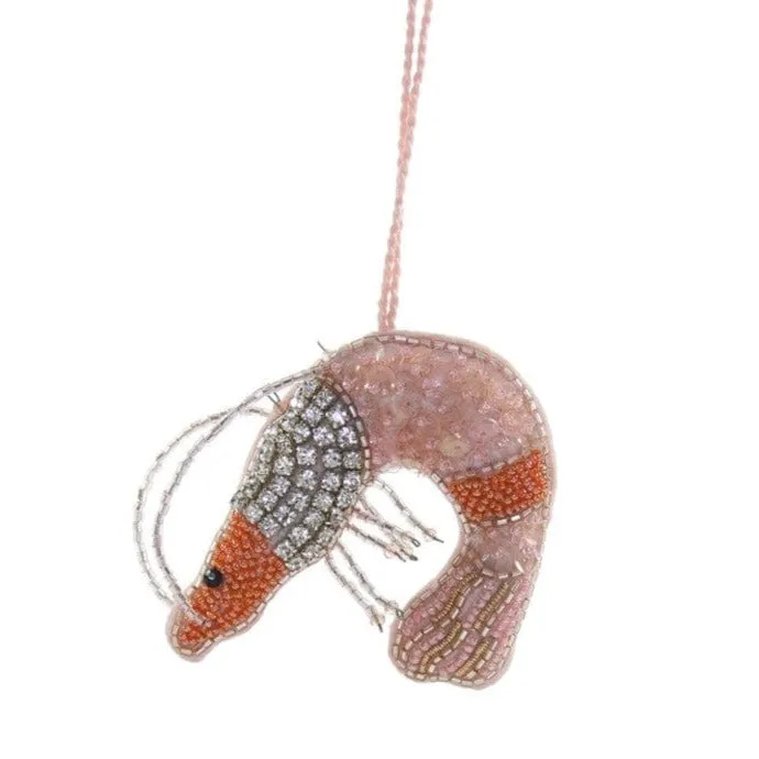 Beaded Shrimp Decoration