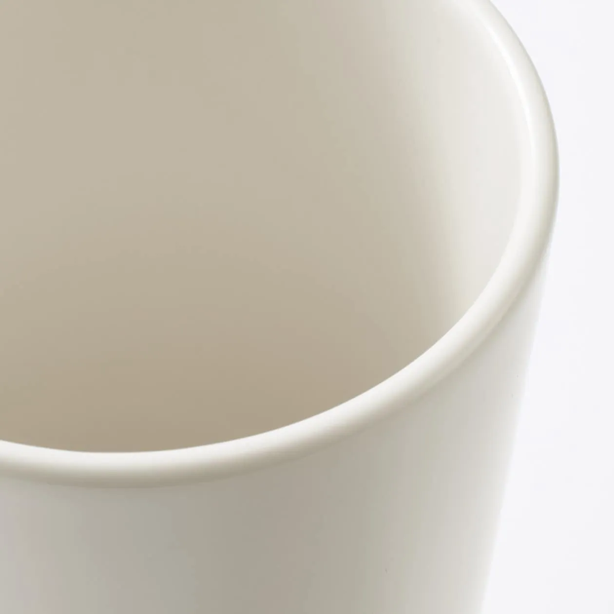 Beige Porcelain Kitchen Utensil Holder