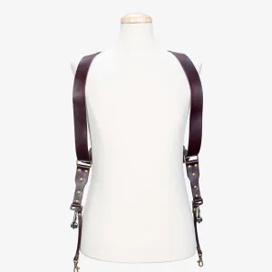 Berlin #502 - Brown dual leather camera strap