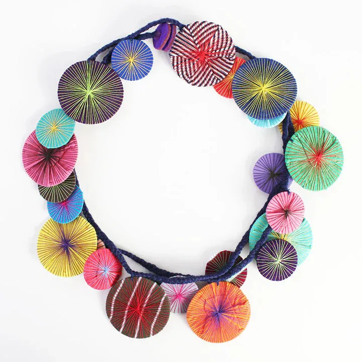 Beyond Threads Necklace: Platillos Wrap