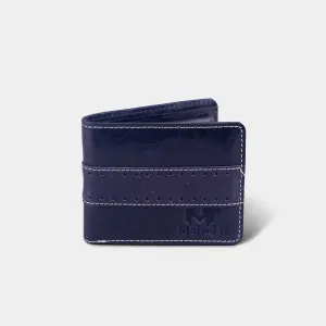 Bi-fold Blue Buffalo Leather Wallet