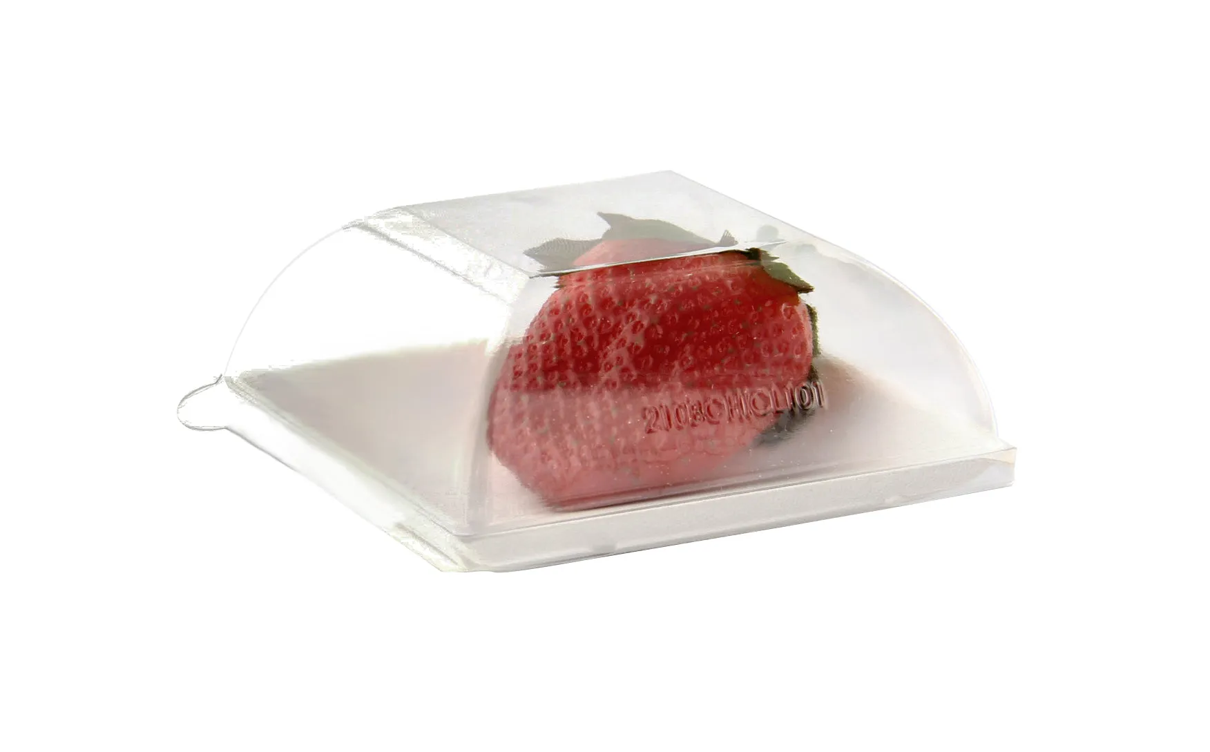 Bionchic Mini White Sugarcane Plate - L:3.5 X W:3.5 X H:.45in 100 Pcs/Cs