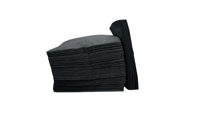 Black Cocktail Napkin
