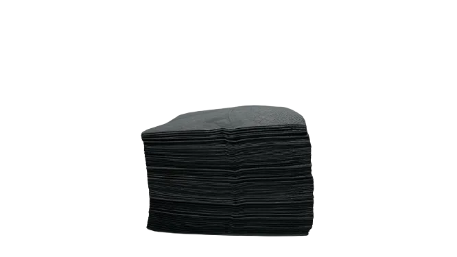 Black Cocktail Napkin