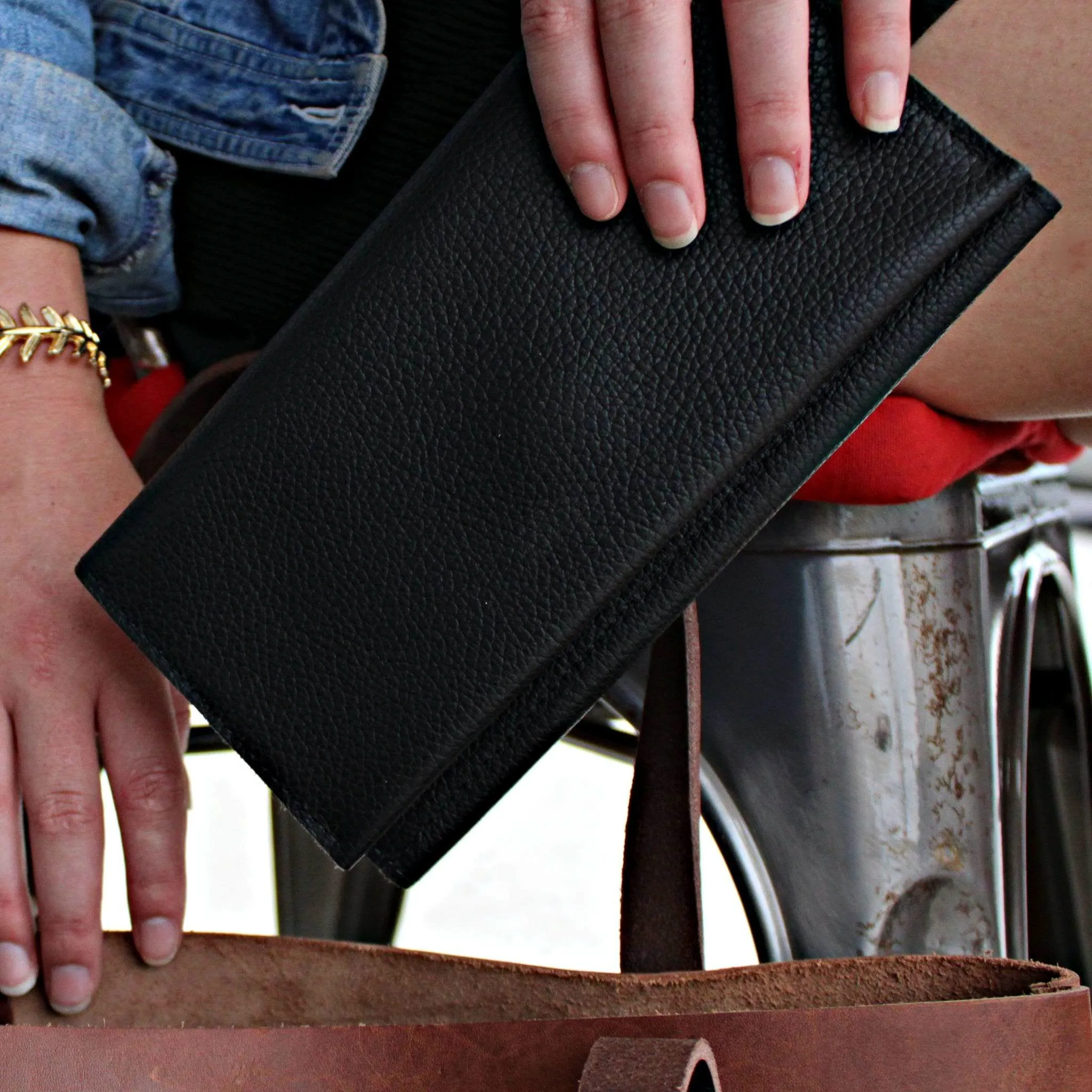 Black Leather Wallet