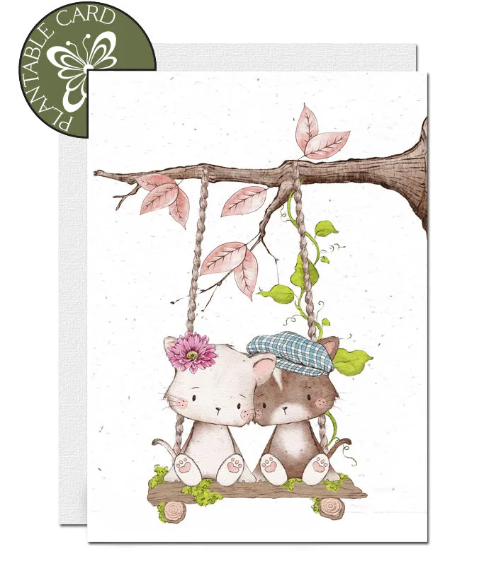 Blank Plantable Card - The Swing