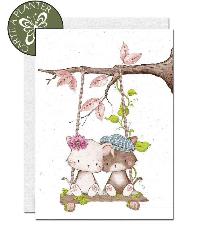 Blank Plantable Card - The Swing
