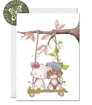 Blank Plantable Card - The Swing