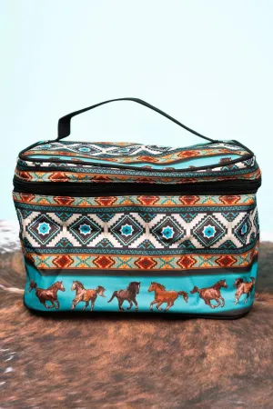 Blue Mountain Bronco Train Case
