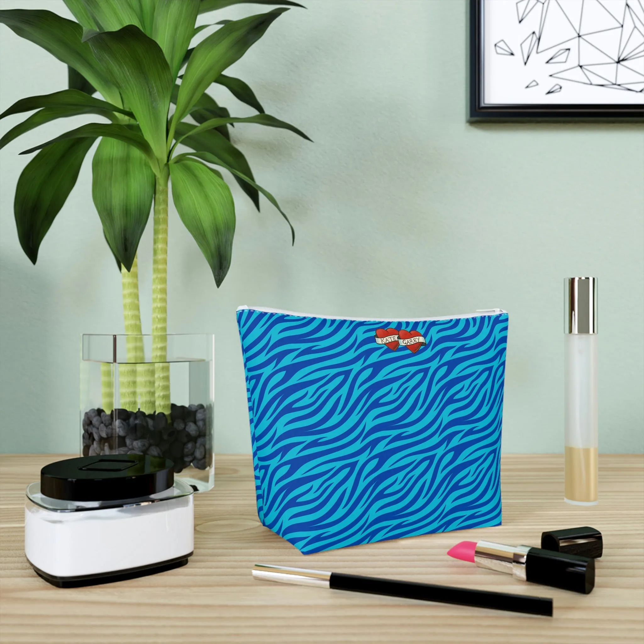 Blue Tiger Avatar Cosmetic Bag