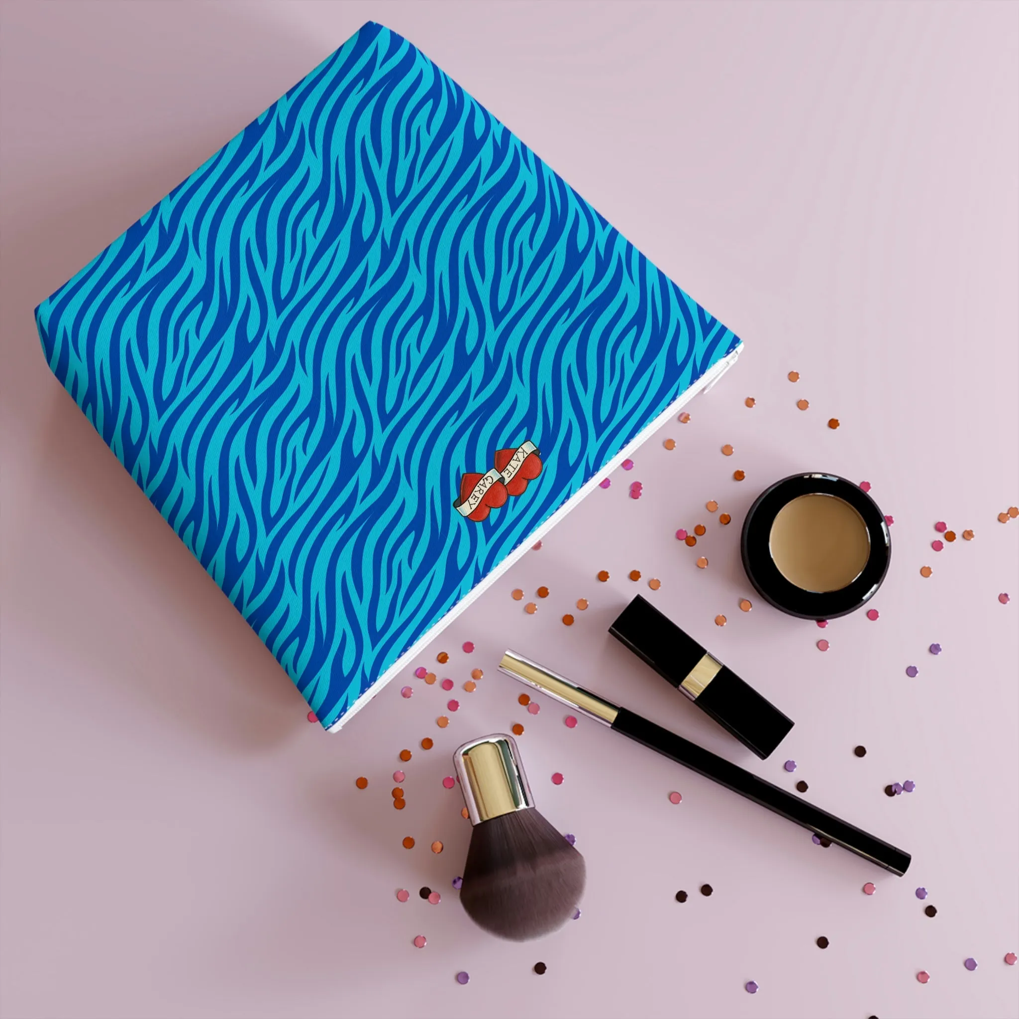 Blue Tiger Avatar Cosmetic Bag