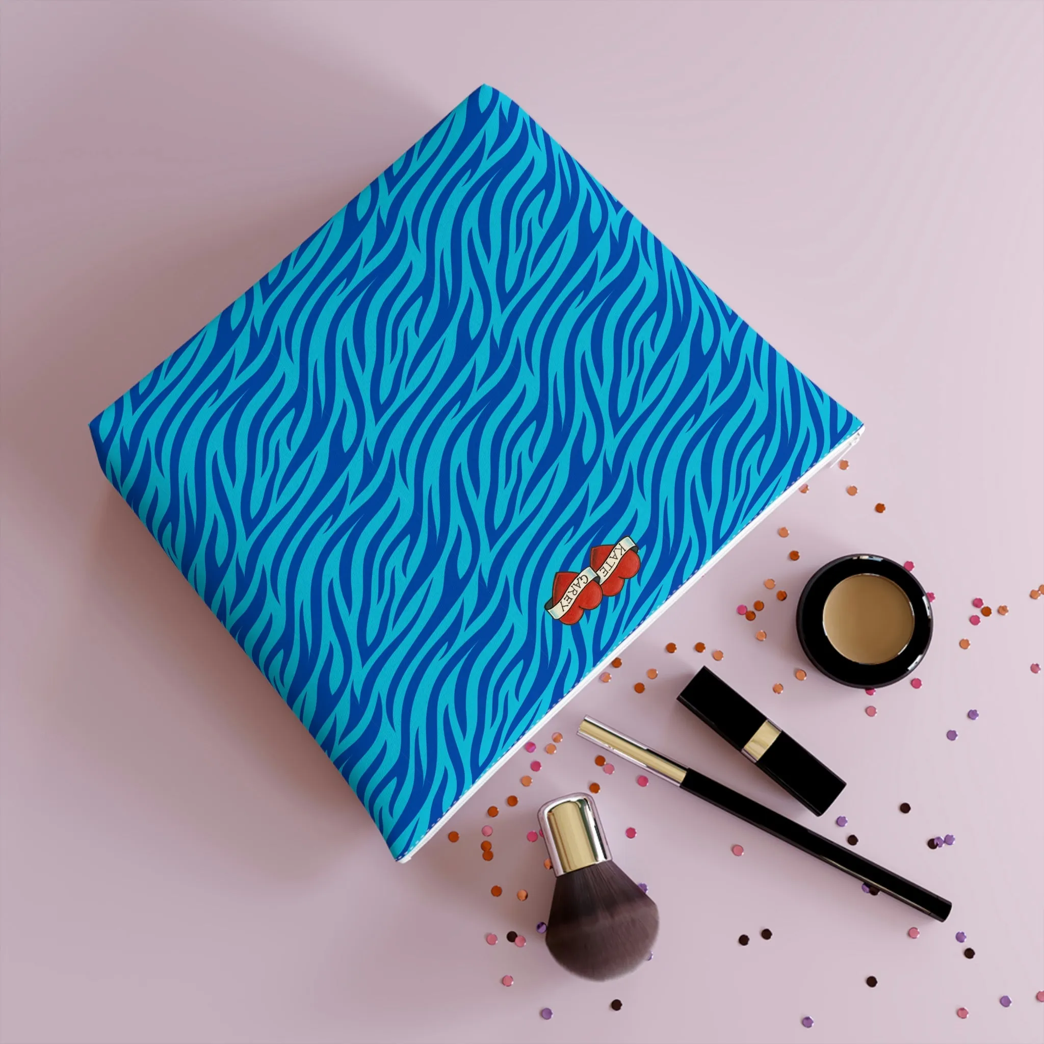 Blue Tiger Avatar Cosmetic Bag