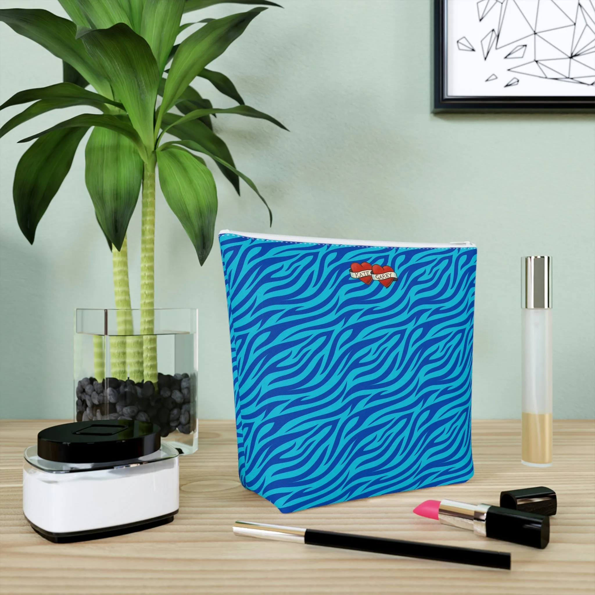 Blue Tiger Avatar Cosmetic Bag