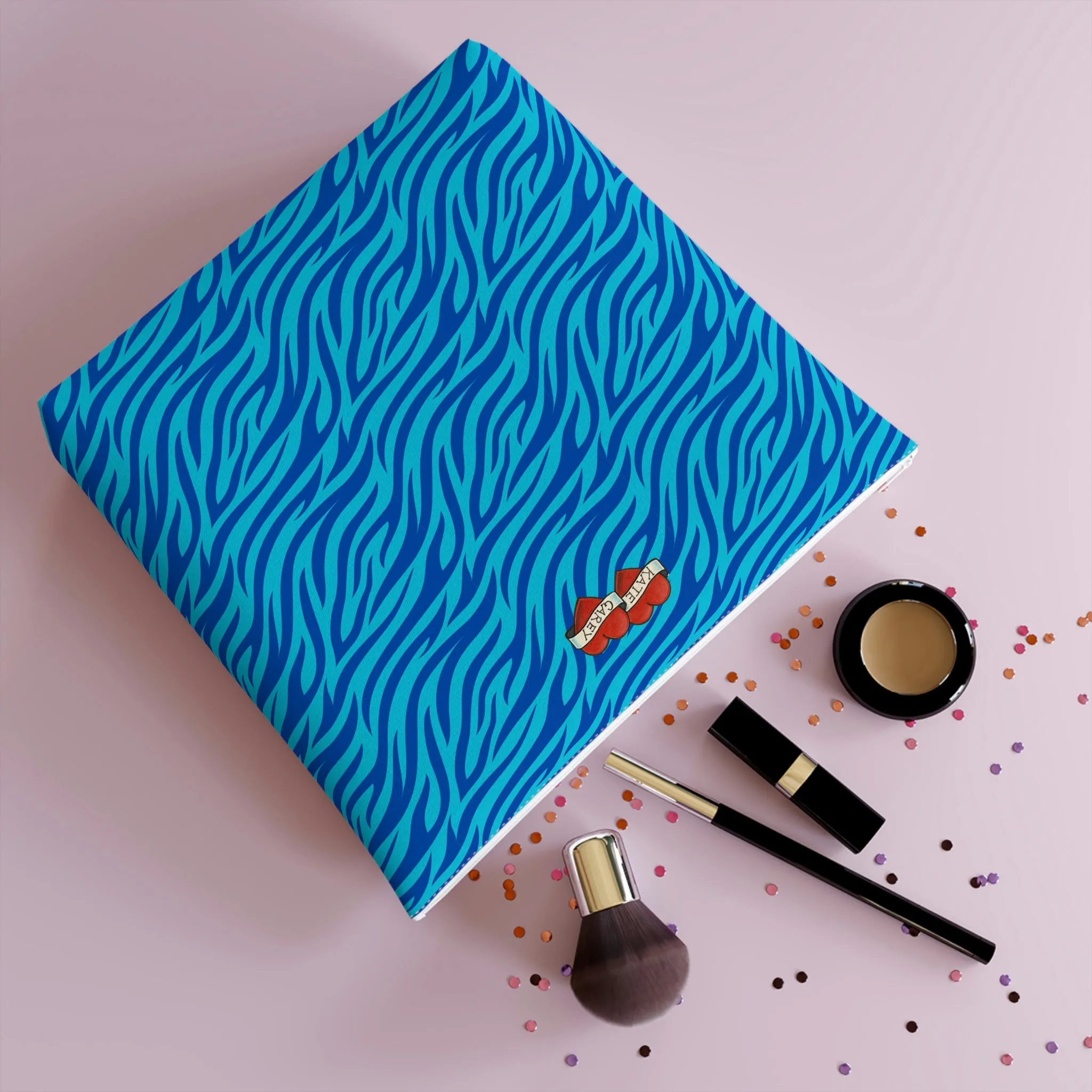 Blue Tiger Avatar Cosmetic Bag
