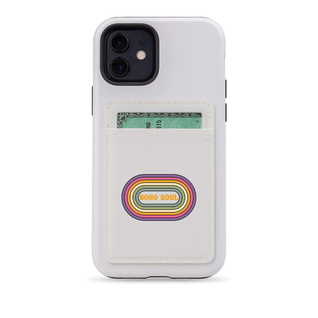 Boho Soul MagSafe Wallet- White