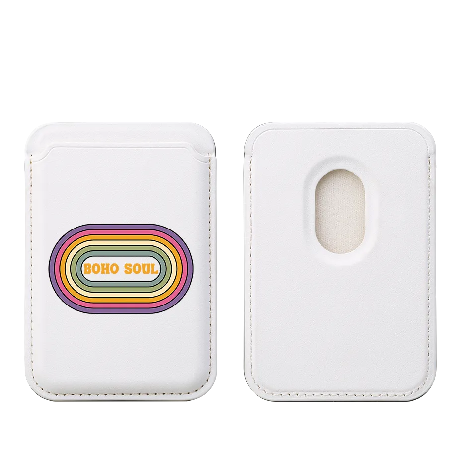 Boho Soul MagSafe Wallet- White