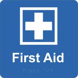 Braille Sign - First Aid