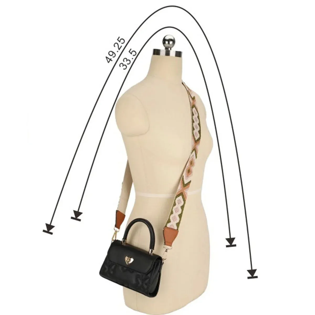Brown Guitar Bag Strap