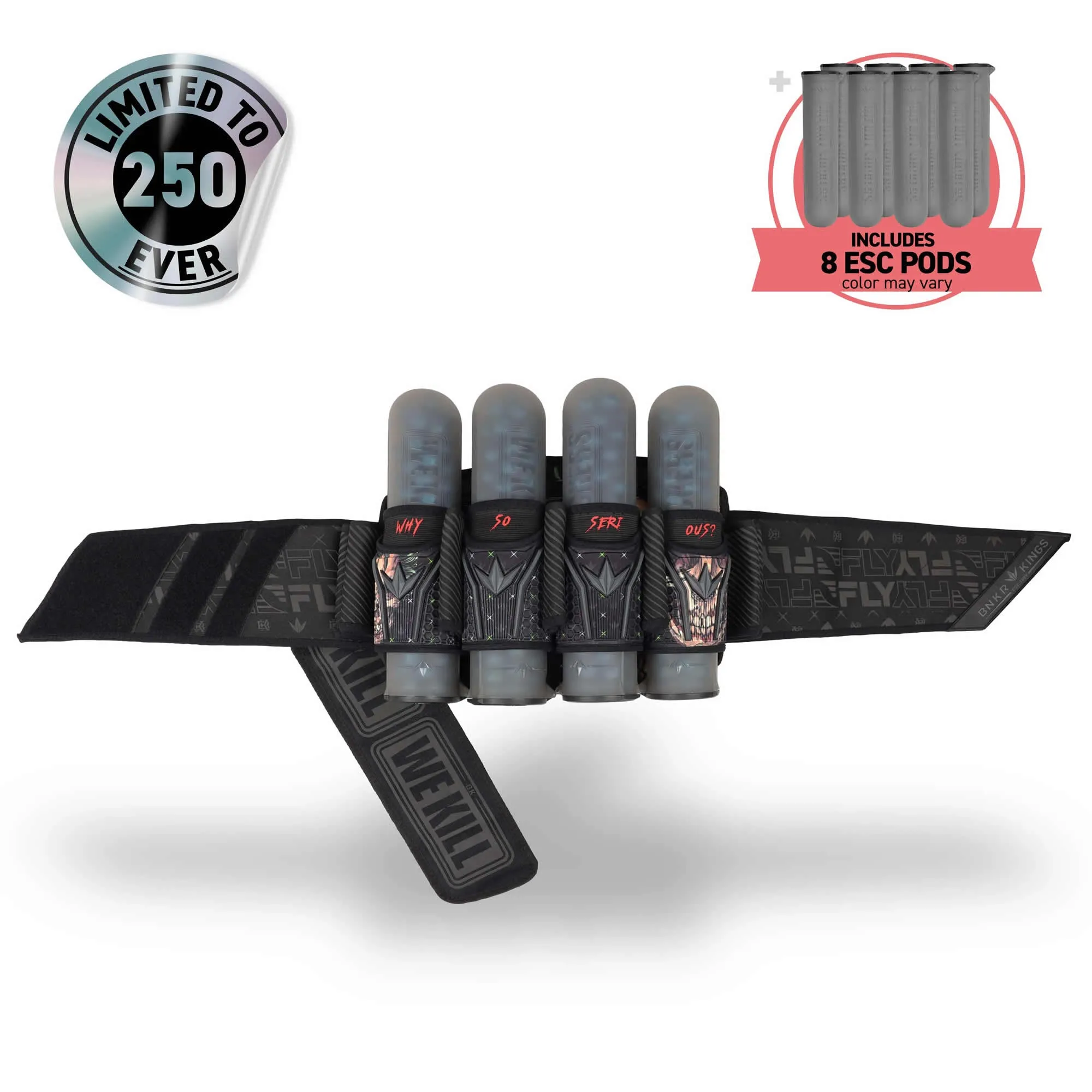 Bunkerkings Fly2 Pack - LE Black Joker - 4 7