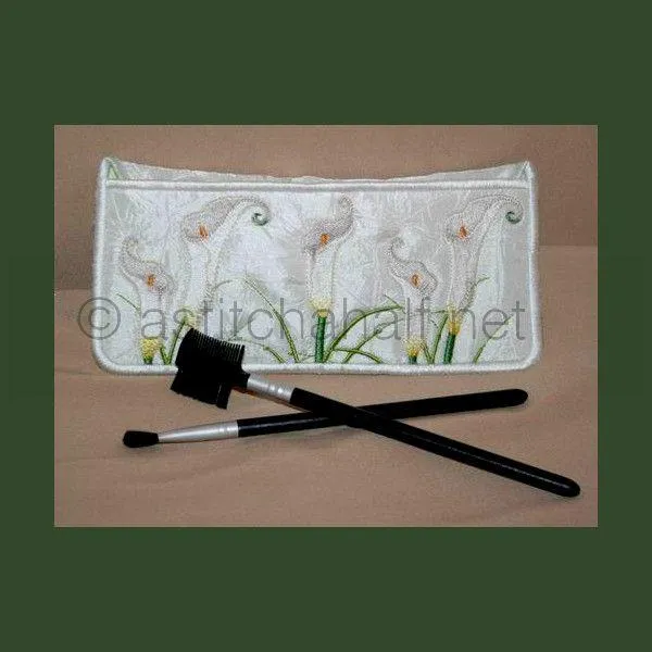 Calla Lillies Cosmetic Bag