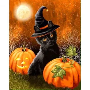 Cat Pumpkin by Paint with Number