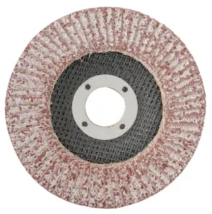 CGW Abrasives Aluminum Reg T27 Flap Disc, 4-1/2 in dia, 36 Grit, 7/8 Arbor, 13,300 RPM, 43081