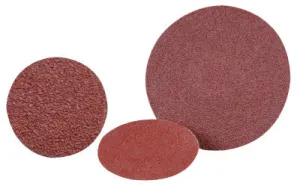 CGW Abrasives Quick Change 2-Ply Discs, Aluminum Oxide, 3 in Dia., 80 Grit, 59541
