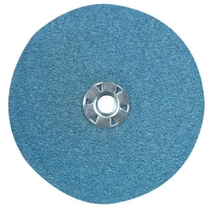 CGW Abrasives Resin Fibre Discs, Zirconia, 5 in Dia., 60 Grit, 48115