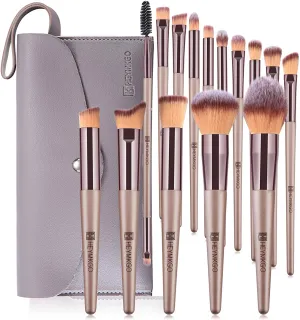 Champion-15pcs Makeup Brush Sets with Cosmetics Bag