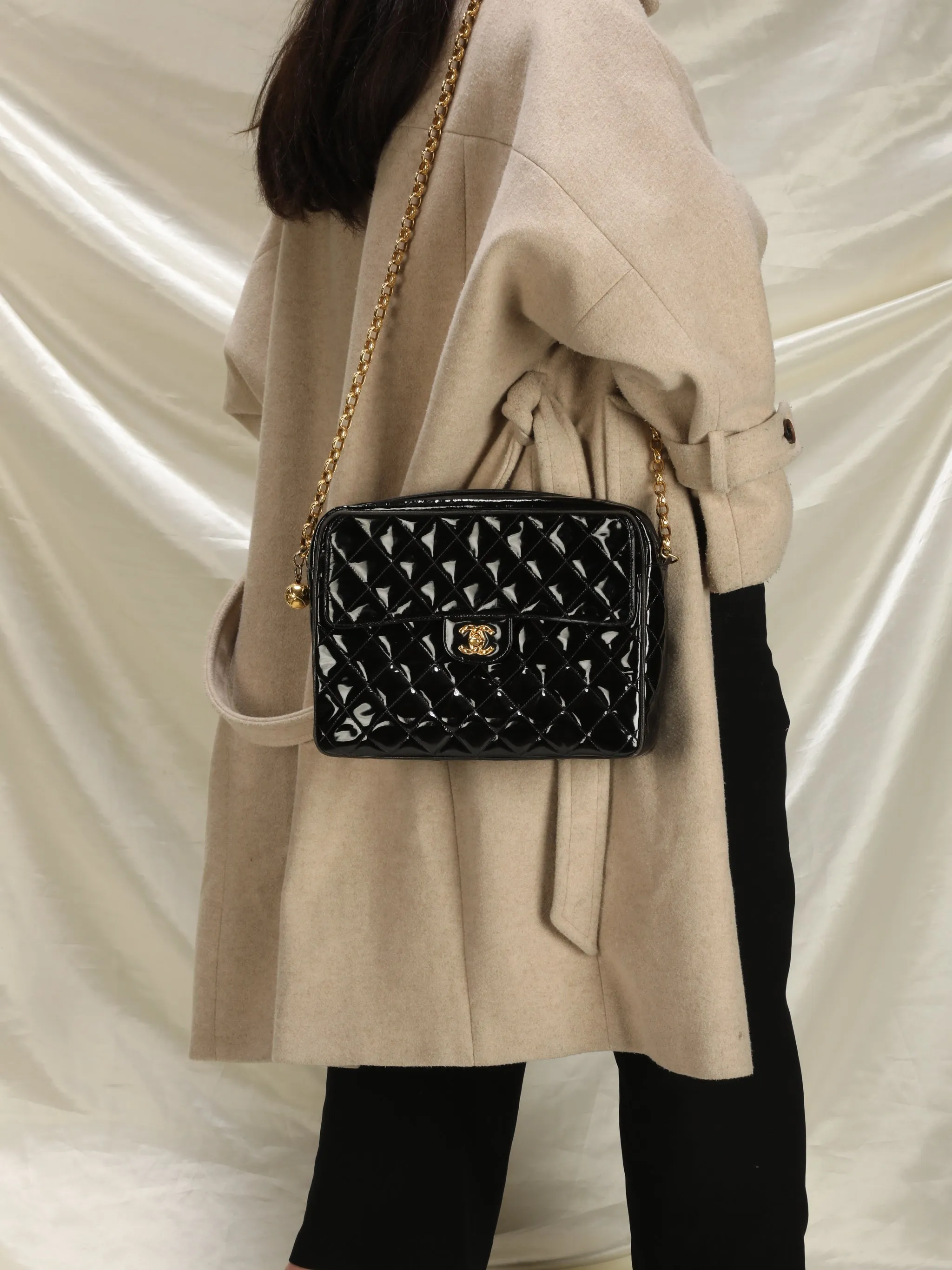 Chanel Patent Bijoux Camera Bag