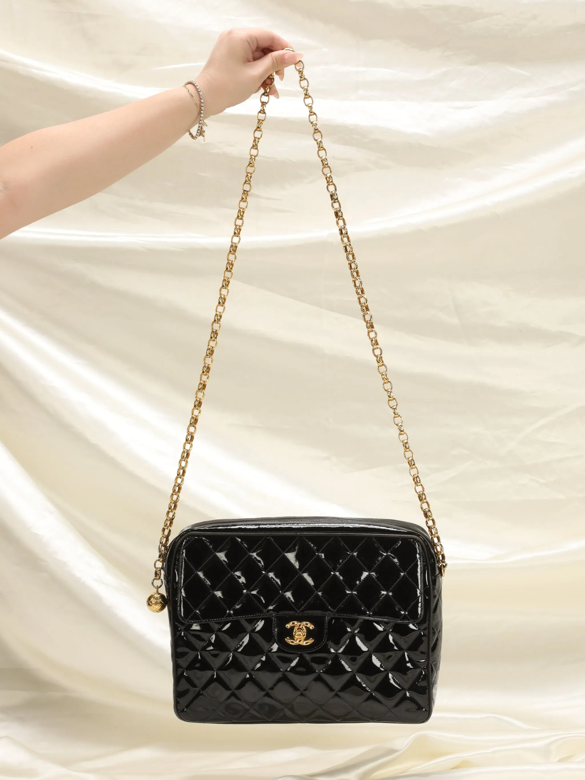 Chanel Patent Bijoux Camera Bag