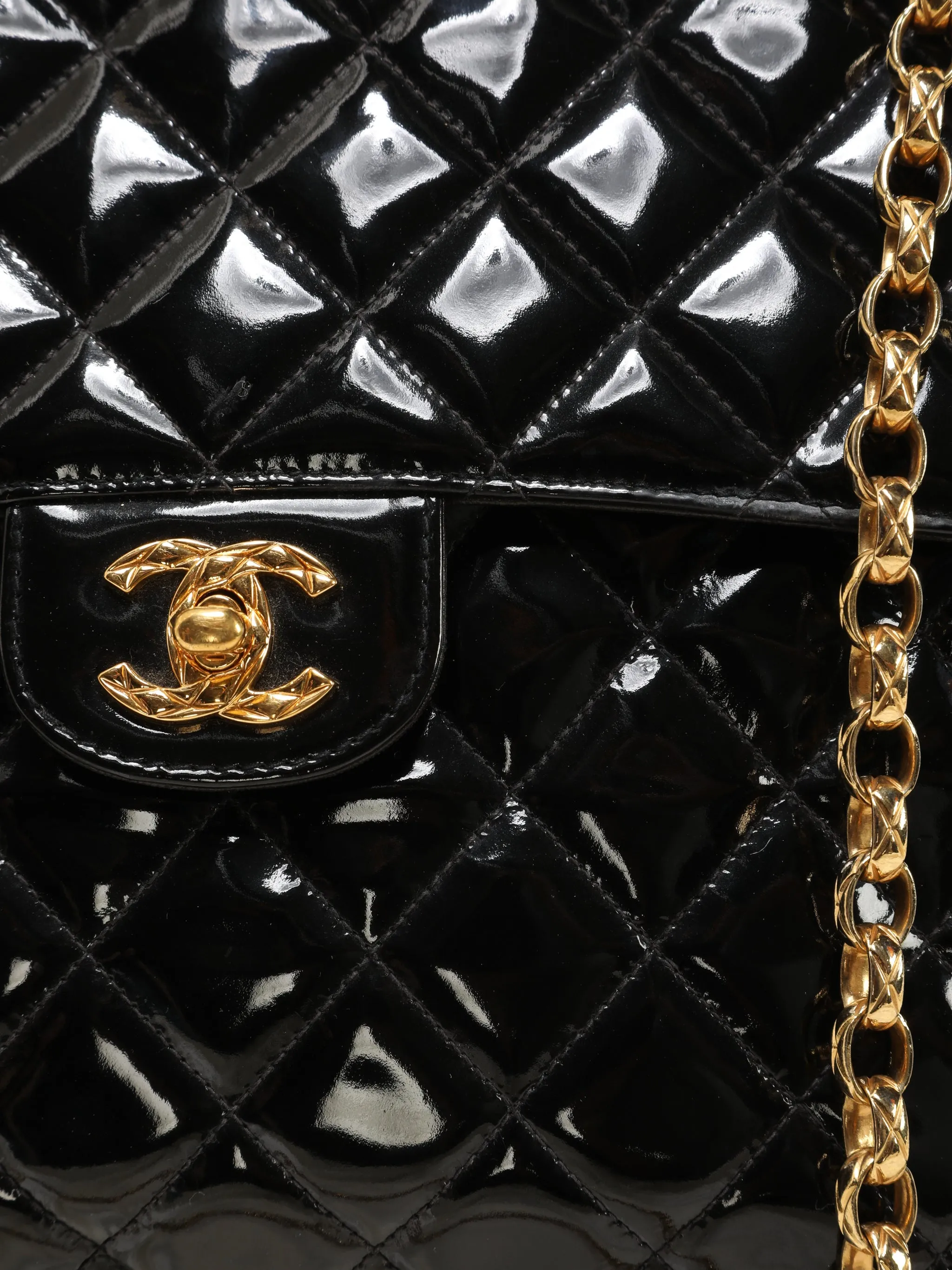 Chanel Patent Bijoux Camera Bag