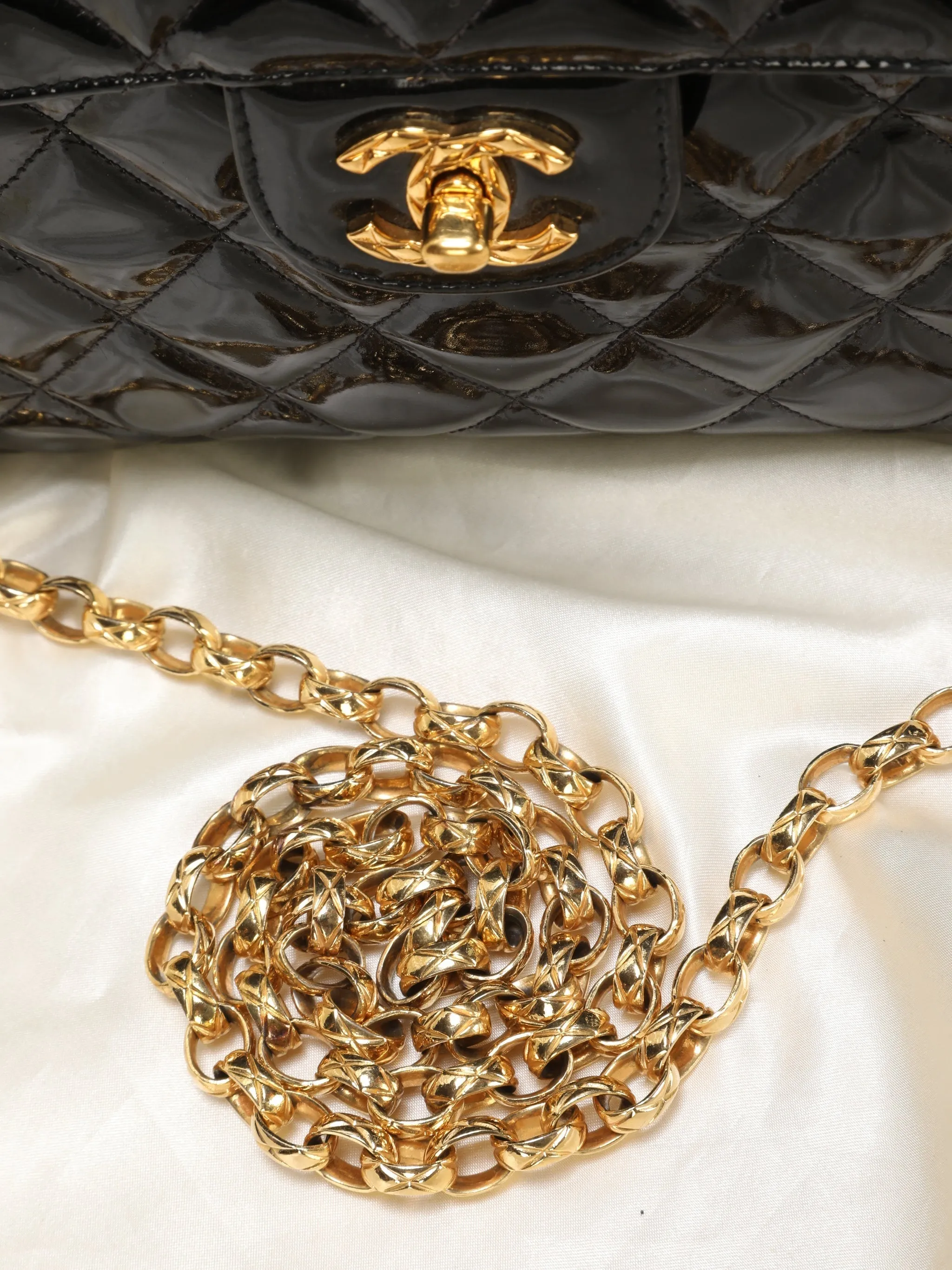 Chanel Patent Bijoux Camera Bag