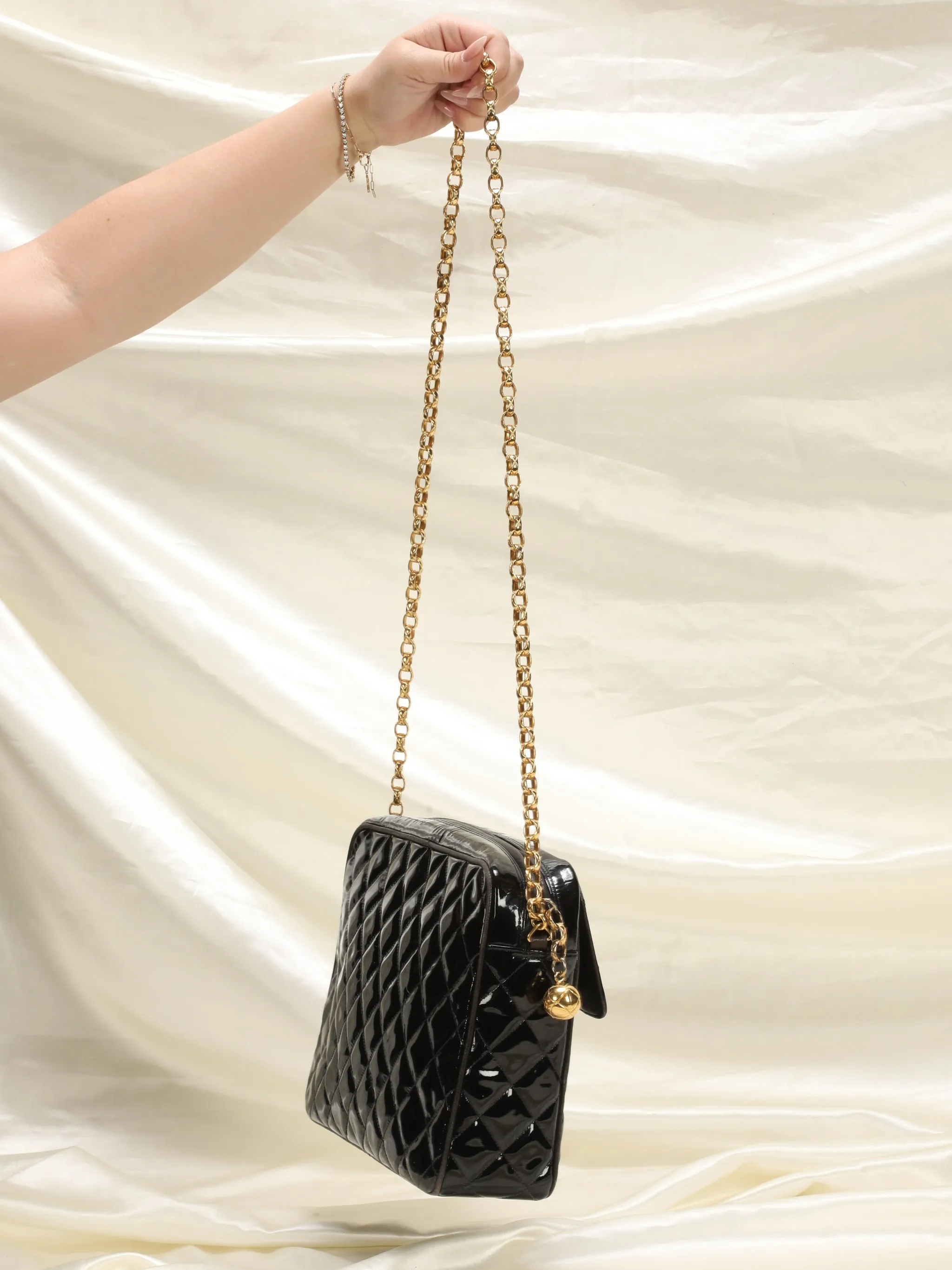 Chanel Patent Bijoux Camera Bag