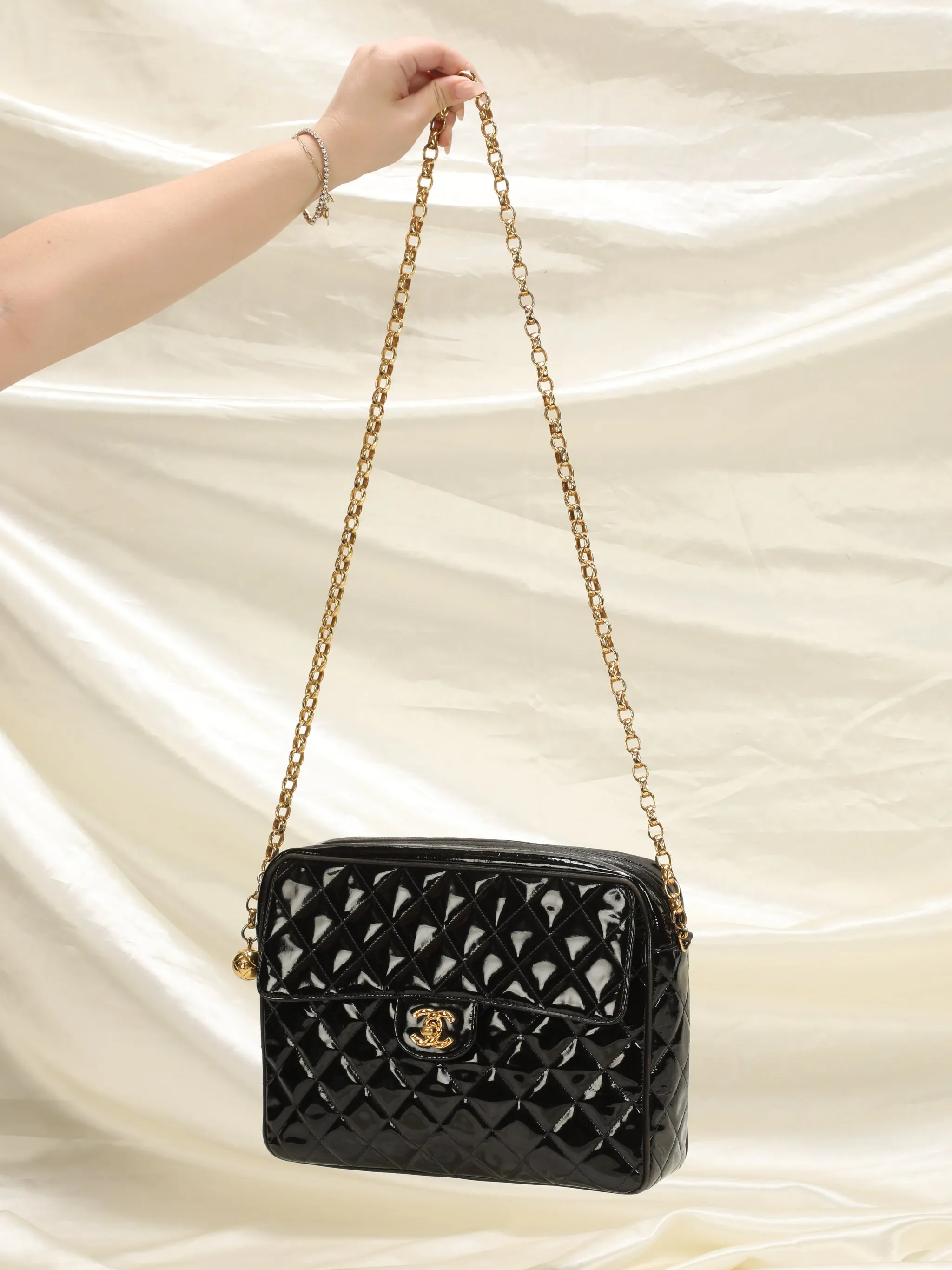 Chanel Patent Bijoux Camera Bag