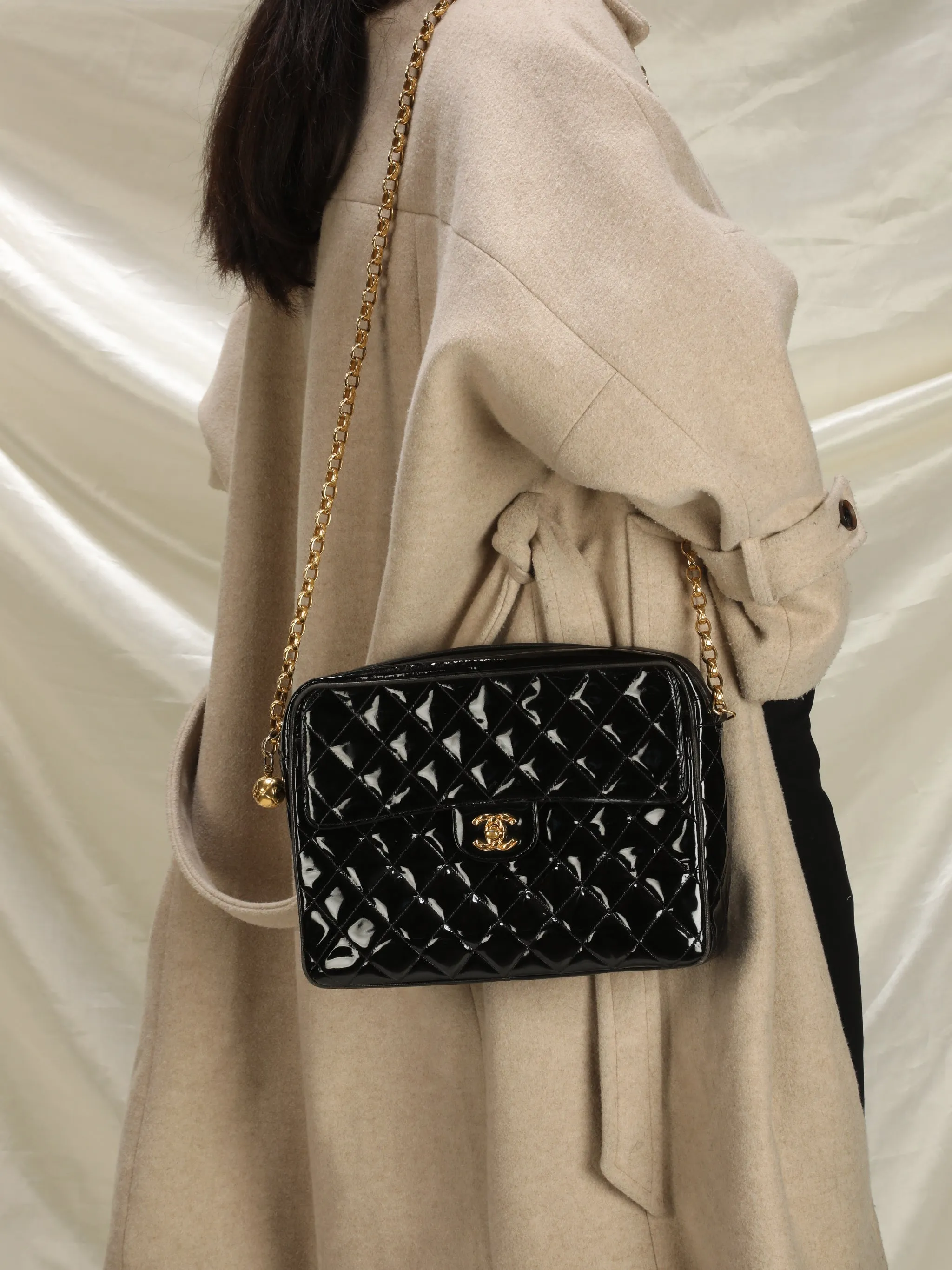 Chanel Patent Bijoux Camera Bag