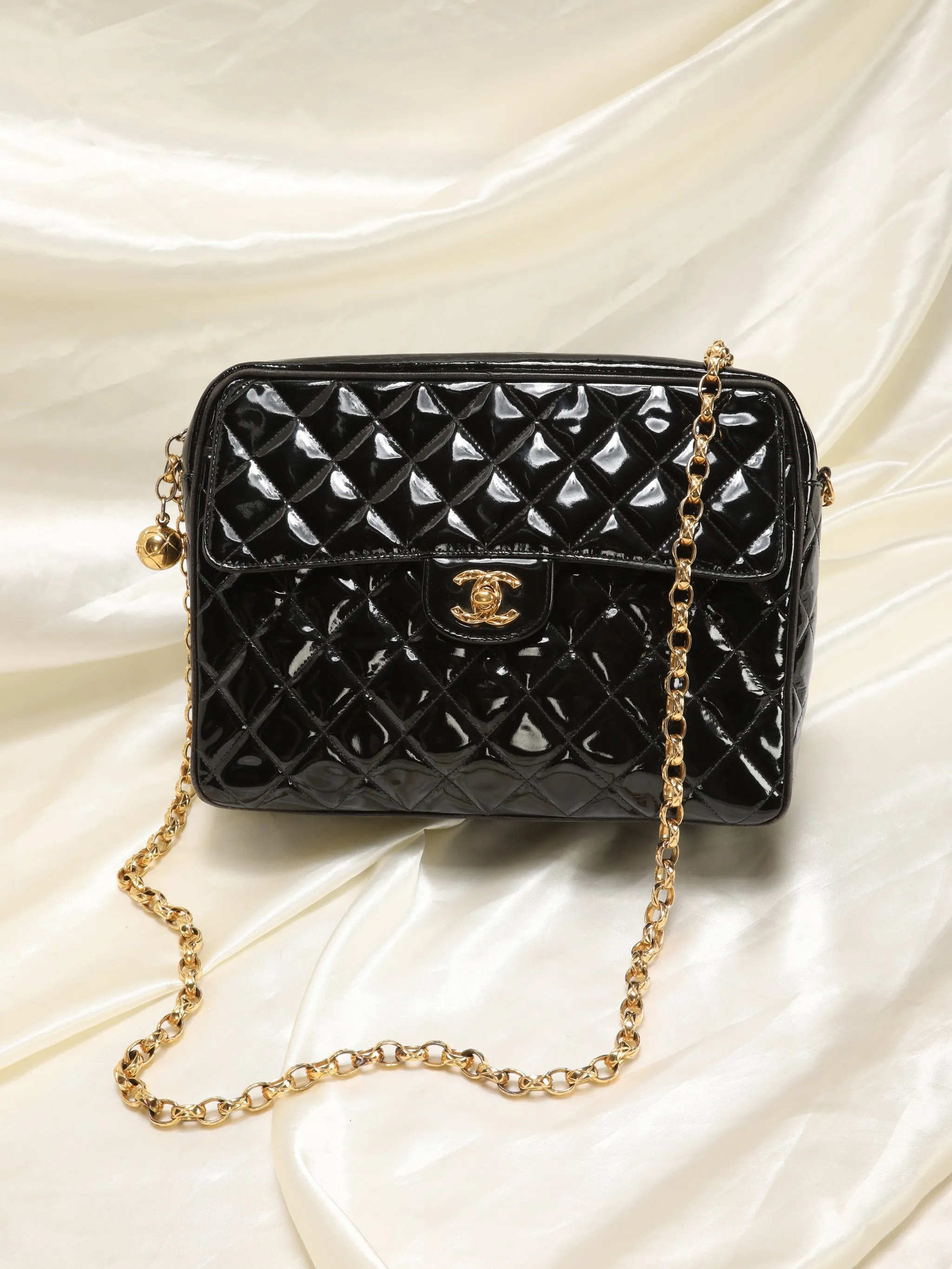 Chanel Patent Bijoux Camera Bag